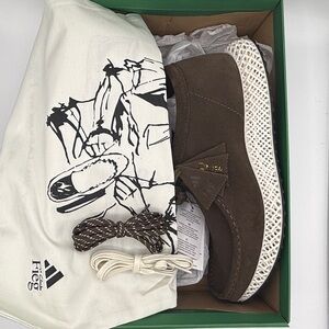 ADIDAS x CLARKS Wallabee 4D - FIEG 8th Street Brown / Dark Grey Suede - KITH